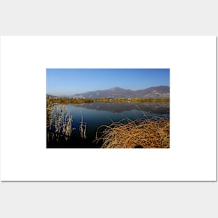 Lake Iseo in the morning light Posters and Art